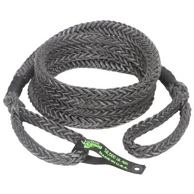 VooDoo Offroad 7/8" x 30' Kinetic Recovery Rope with Rope Bag (Black) - 1300027